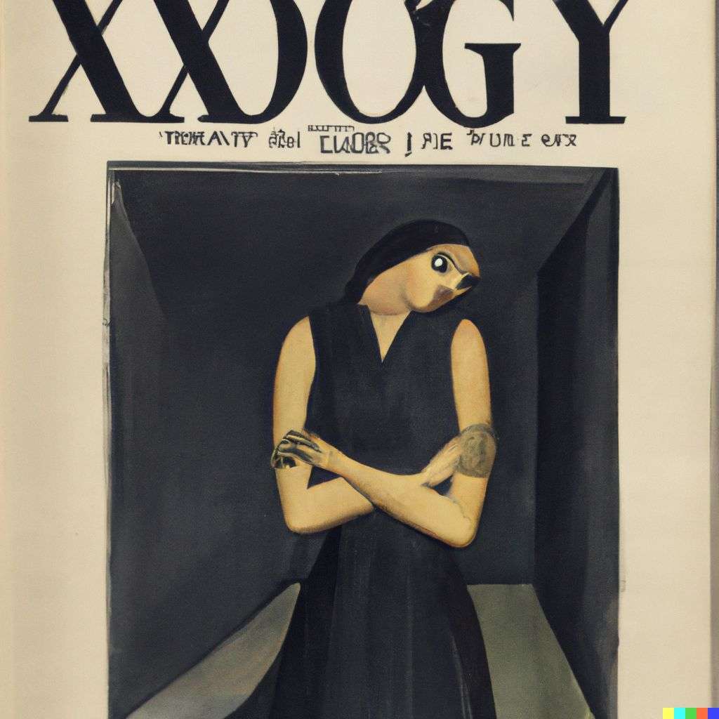 a representation of anxiety, front cover of Vogue, 1930
